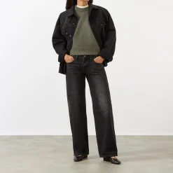 Low Loose Wide Leg Jeans