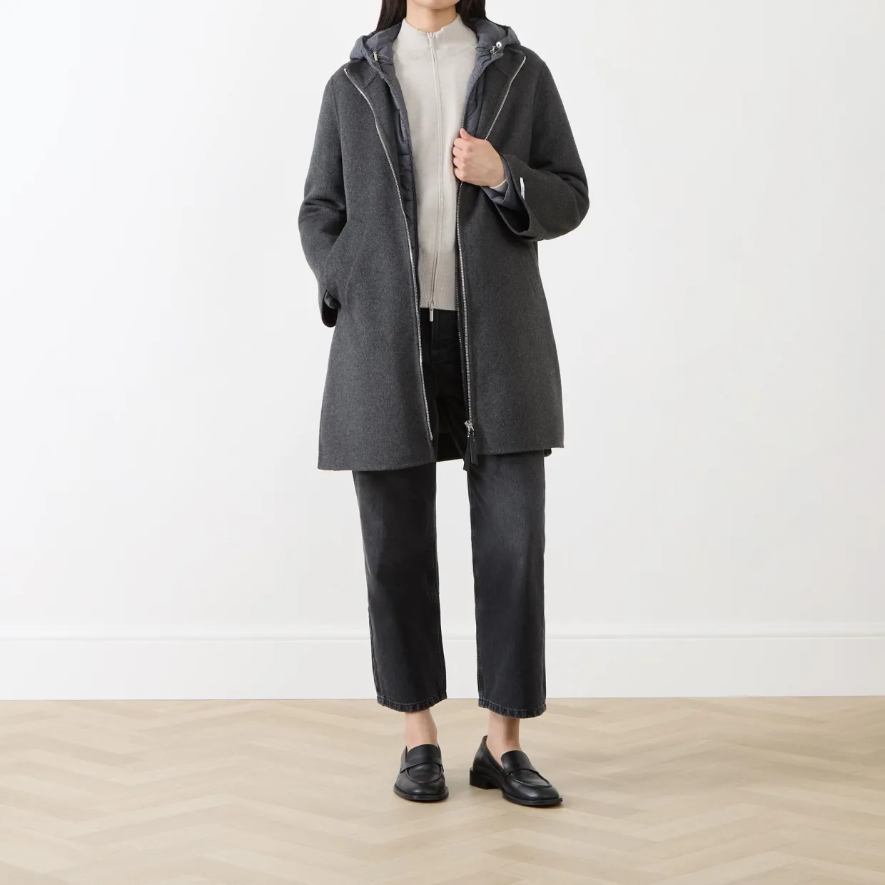 Lubiana Zip Cardigan