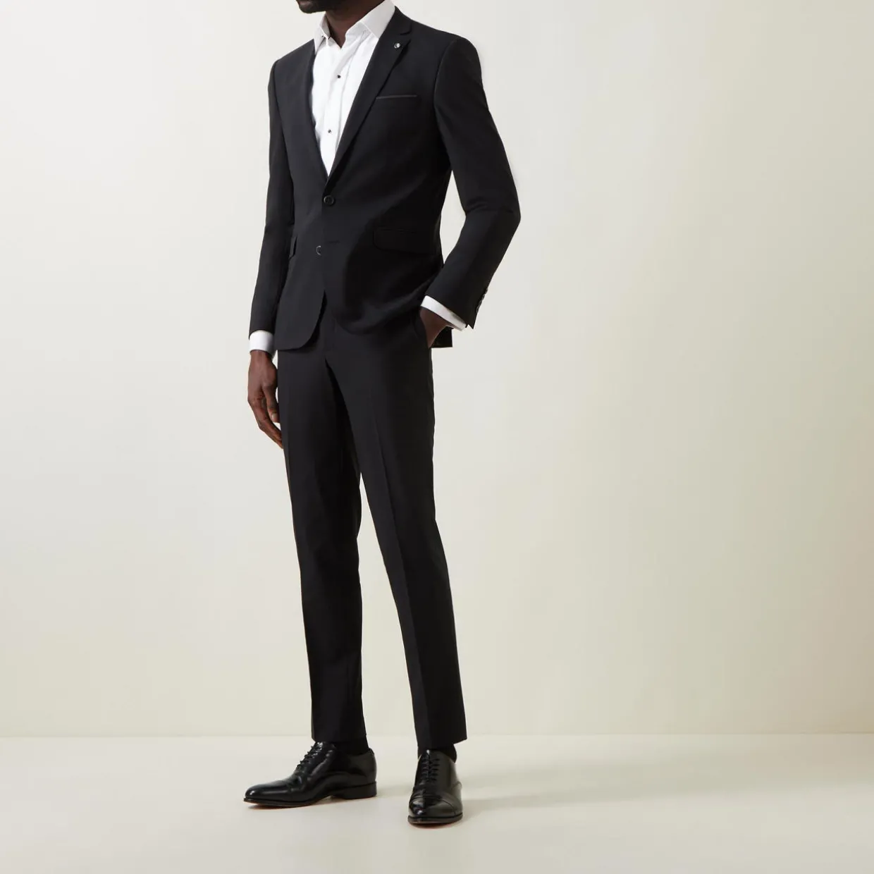 Luca Wool-Blend Suit Trousers