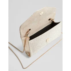 Lucia Gold Tone Rope Clutch