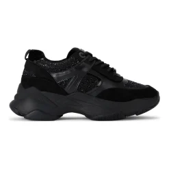 Lucille Embellished Lace-Up Trainers