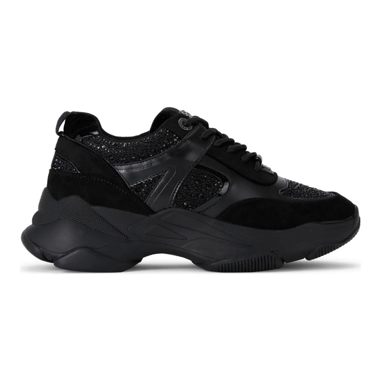 Lucille Embellished Lace-Up Trainers