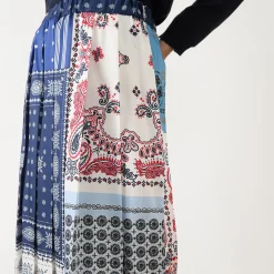 Luna Bandana Pleated Skirt