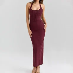 Lusilla Mesh Halter Dress