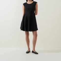 Maddie Cap-Sleeve Mini Flared Dress