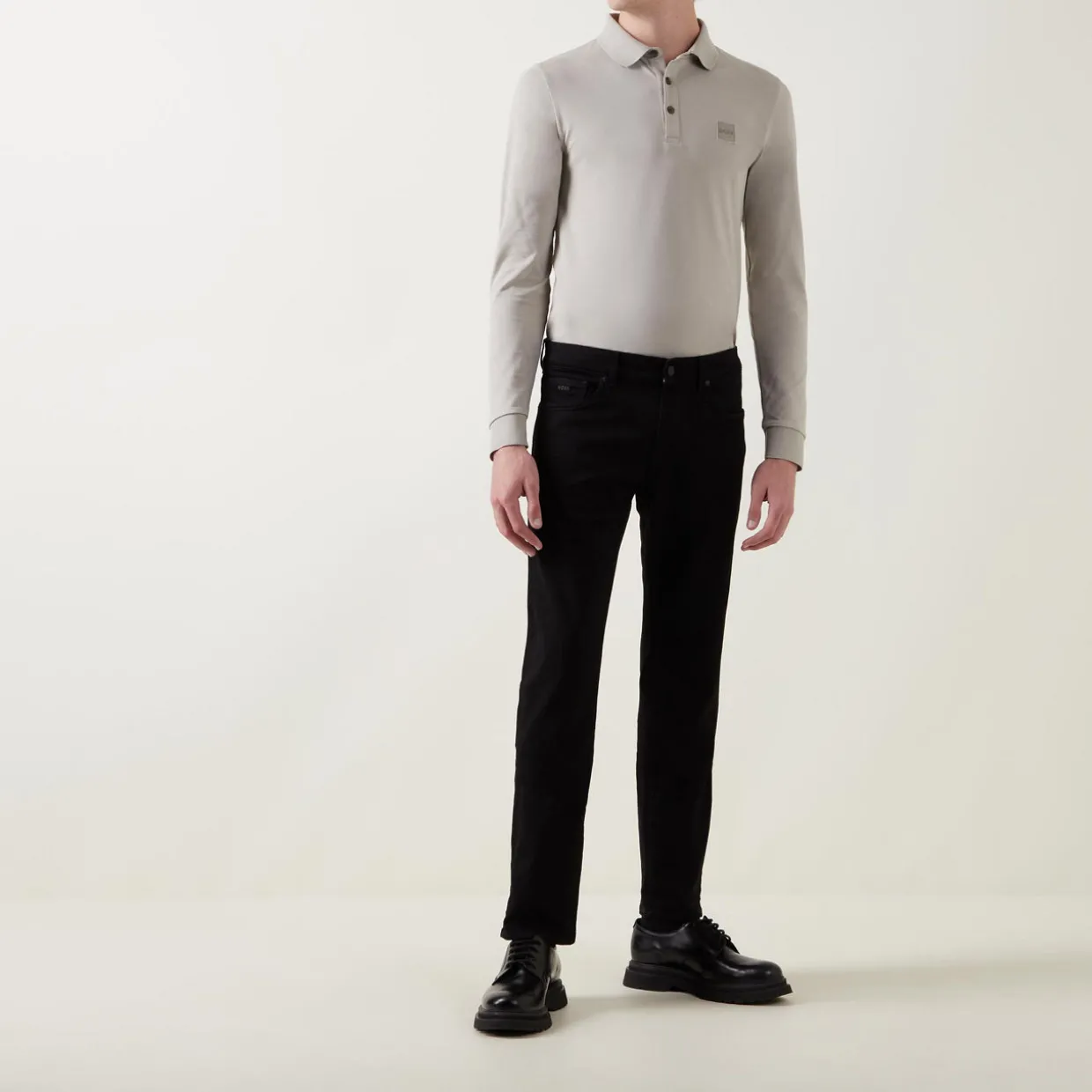 Maine Mid-Rise Straight Leg Jeans