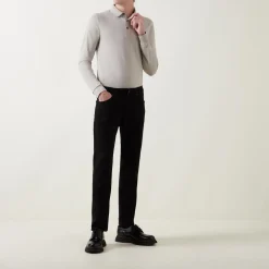 Maine Mid-Rise Straight Leg Jeans