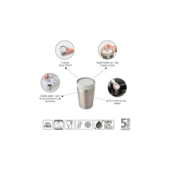 Make & Take Insulated Cup, 0.2L - Light Grey