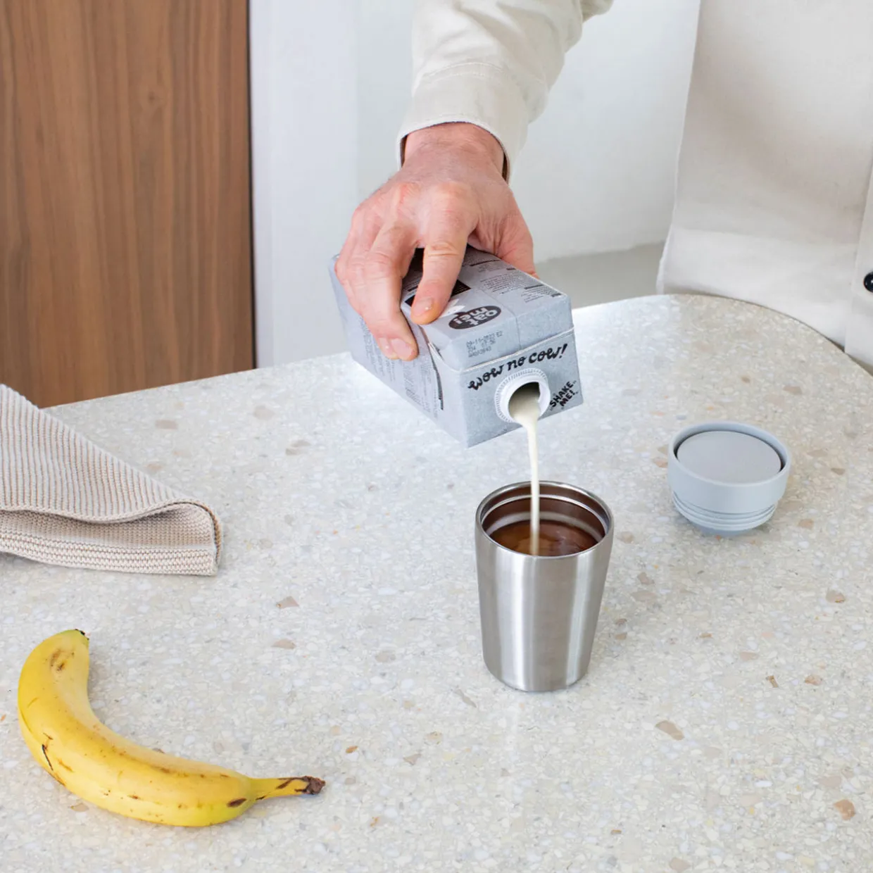 Make & Take Insulated Cup, 0.2L - Light Grey
