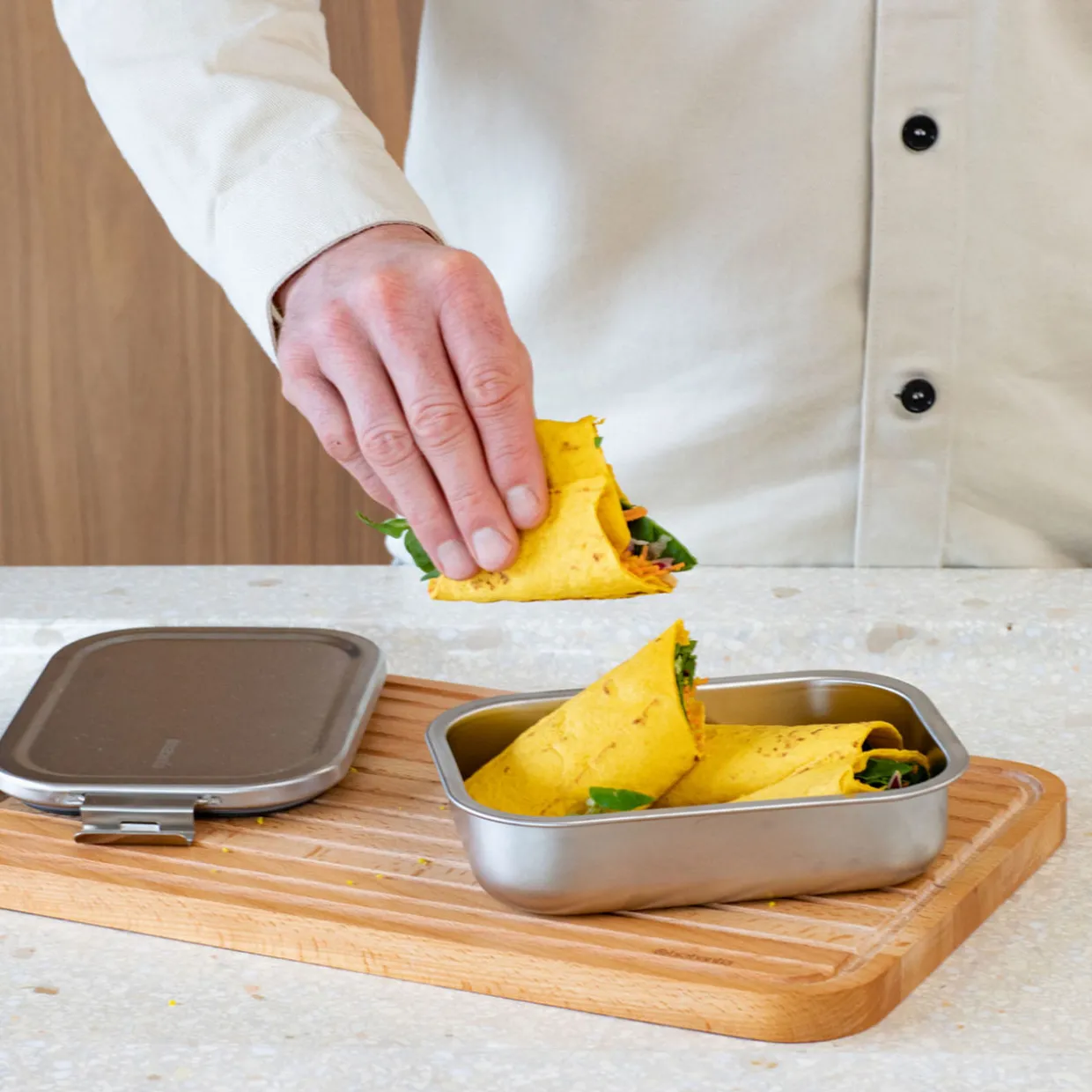 Make & Take Lunch Box, Medium - Matt Steel