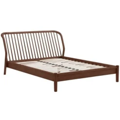 Malmo Natural Walnut Bed Frame