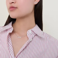 Mama Said Pavé Pendant Necklace
