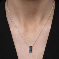 Manhattan Lolite Pendant Necklace