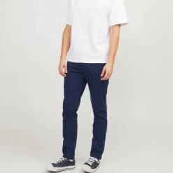 Marco Bowie Low-Rise Slim Fit Chinos