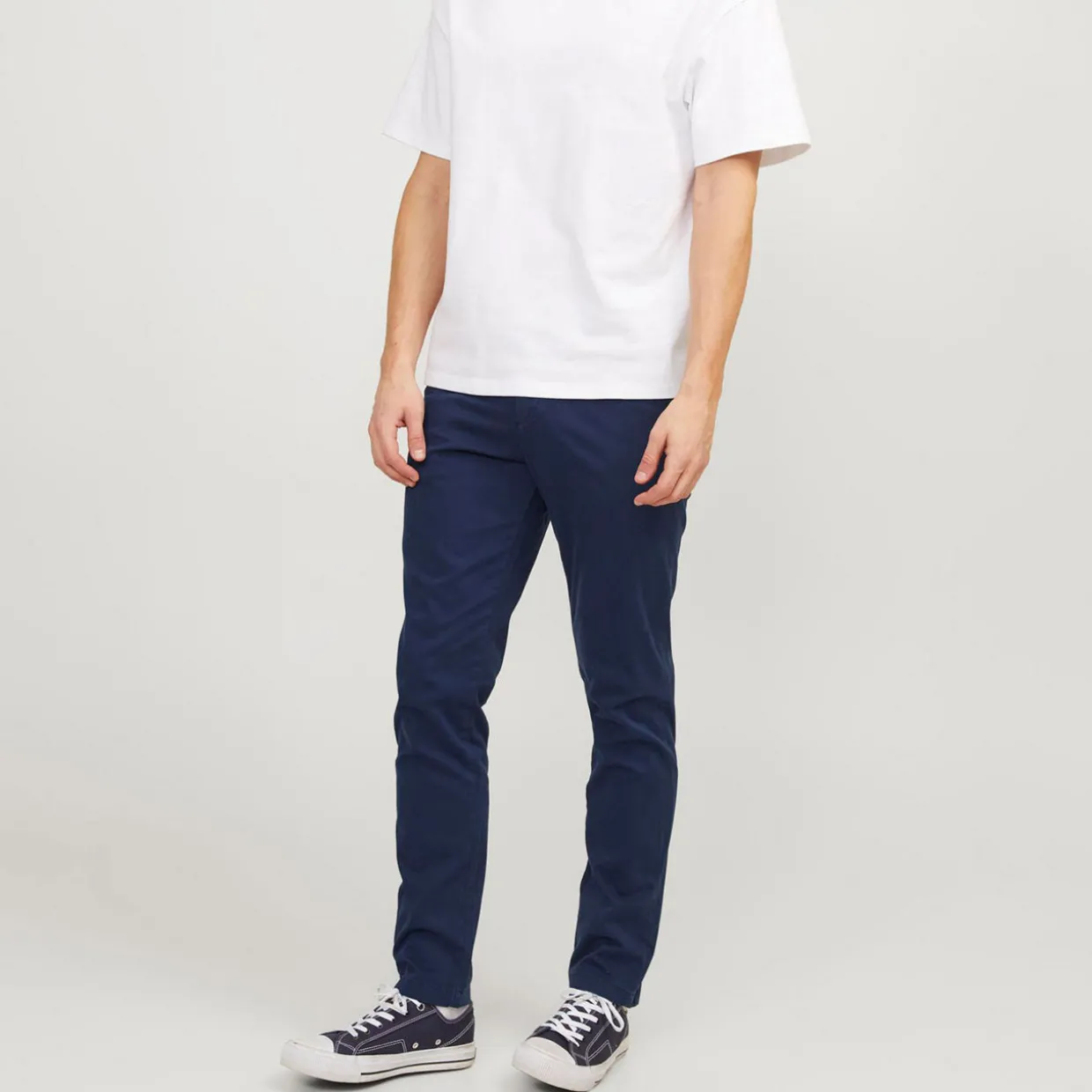 Marco Bowie Low-Rise Slim Fit Chinos
