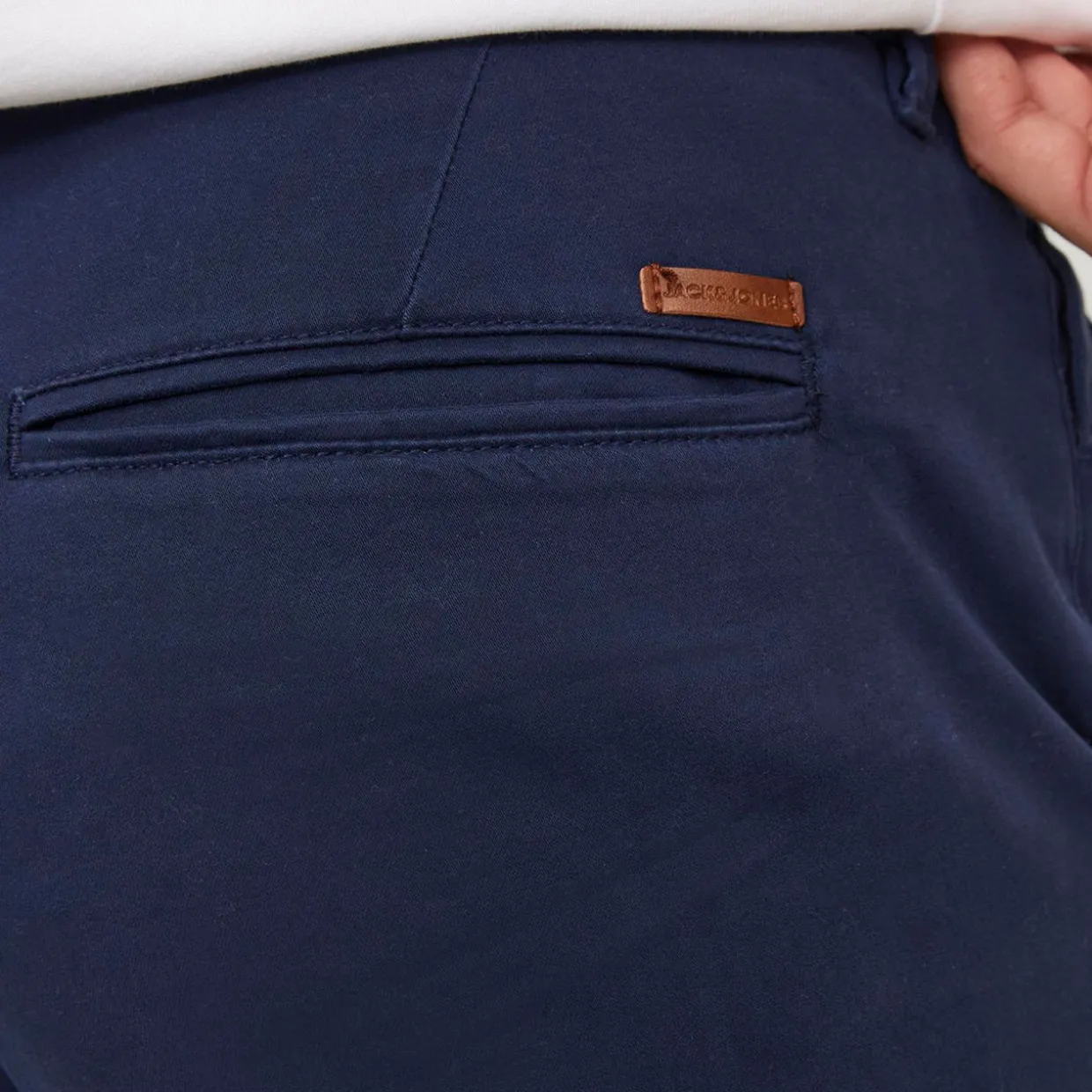Marco Bowie Low-Rise Slim Fit Chinos