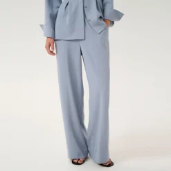 Mareen Mid-Rise Wide Leg Trousers