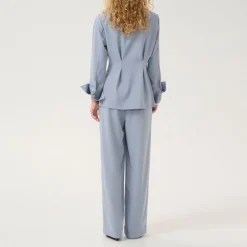 Mareen Mid-Rise Wide Leg Trousers