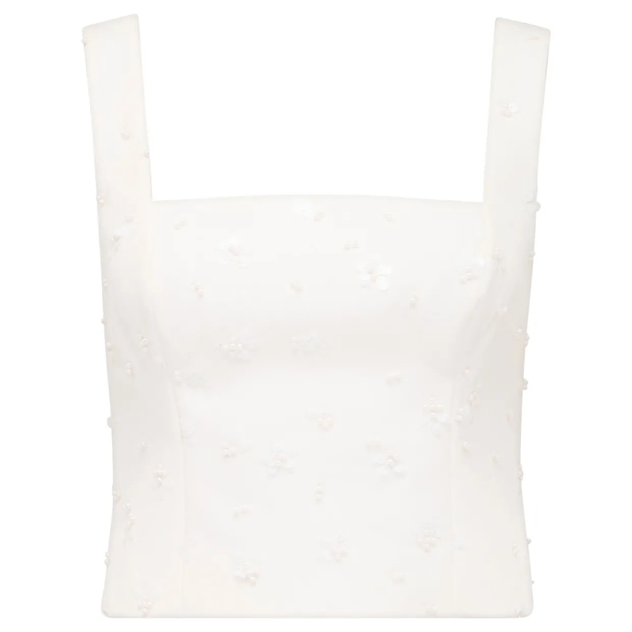 Margot Embellished Cropped Top