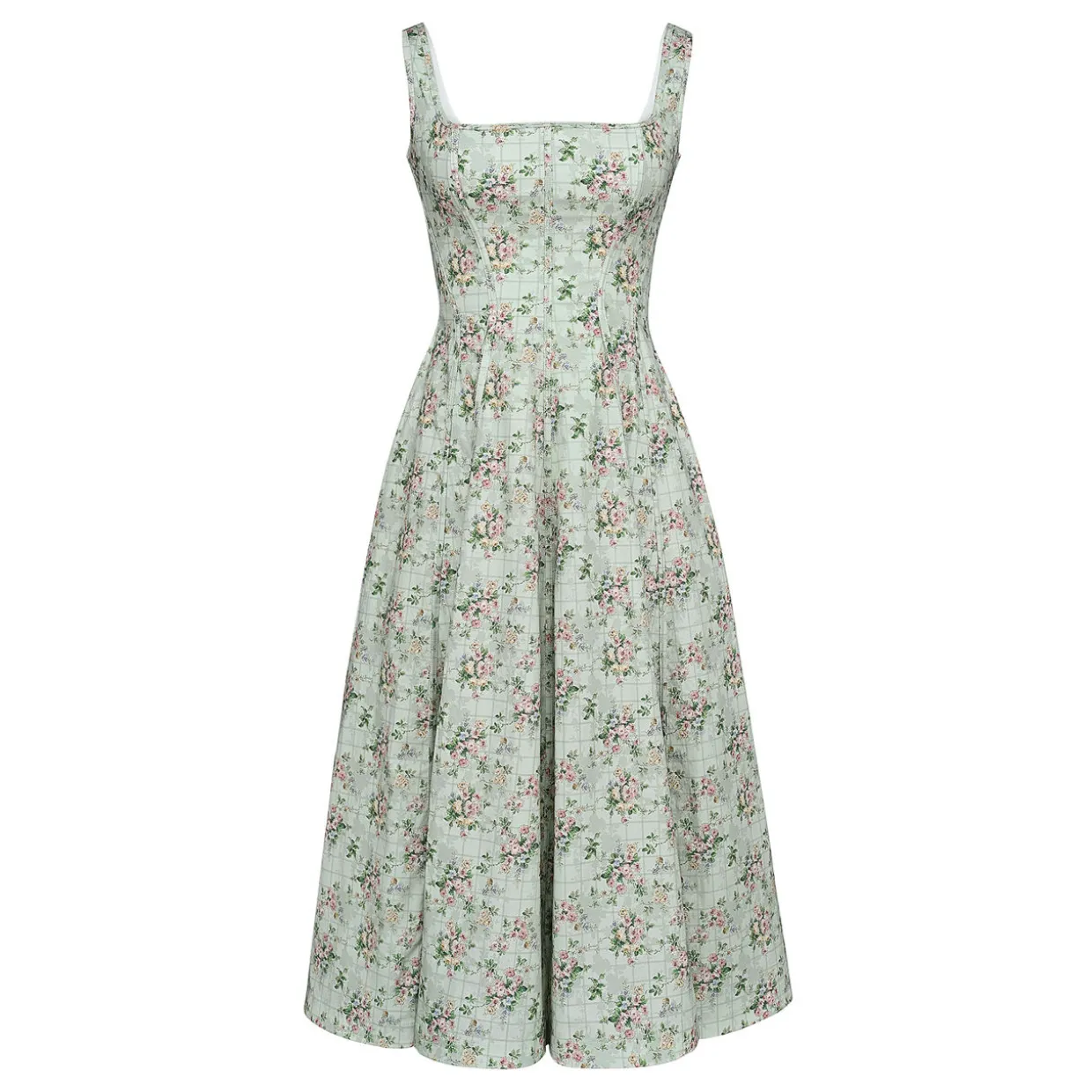 Mariabella Floral Flared Dress