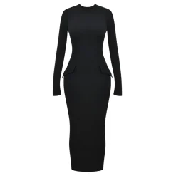 Marie-Louise Turtleneck Gown