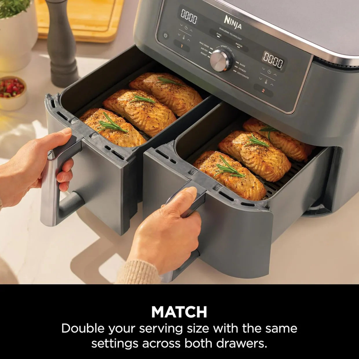 MAX 6-in-1 Dual Zone Air Fryer 9.5L