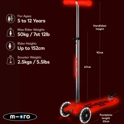 Maxi Deluxe Glow Scooter