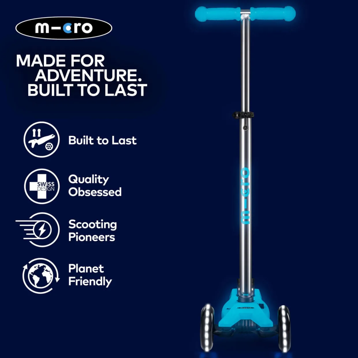 Maxi Deluxe Glow Scooter