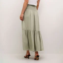 Maxi Tiered Smocked Skirt