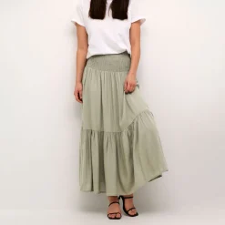 Maxi Tiered Smocked Skirt