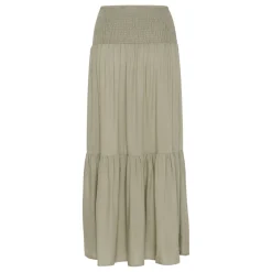 Maxi Tiered Smocked Skirt