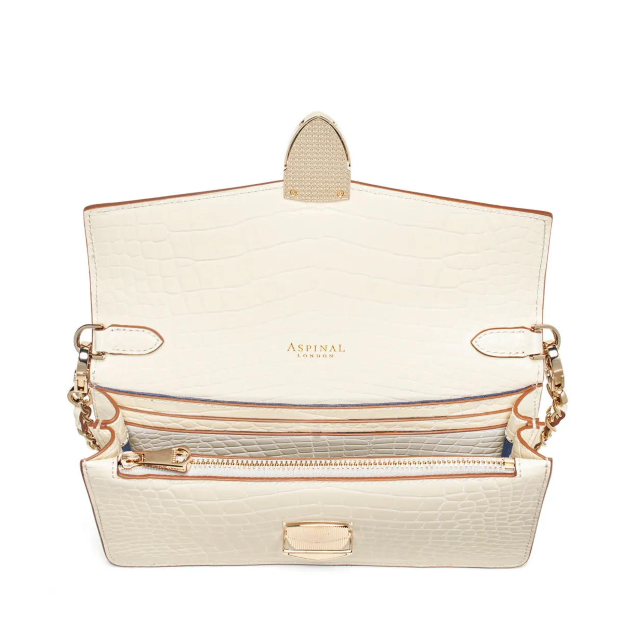 Mayfair® 2 Patent-Croc Clutch Bag