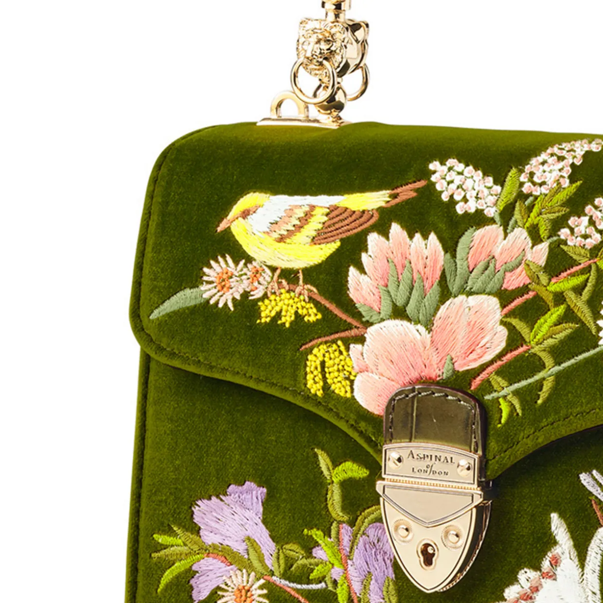 Mayfair® Embroidered English Garden Midi Crossbody Bag