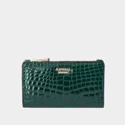 Mayfair® Patent-Croc Coin & Cardholder