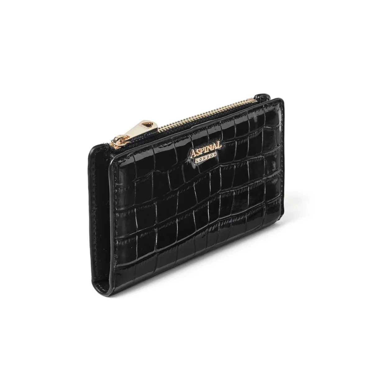 Mayfair® Patent-Croc Coin & Cardholder