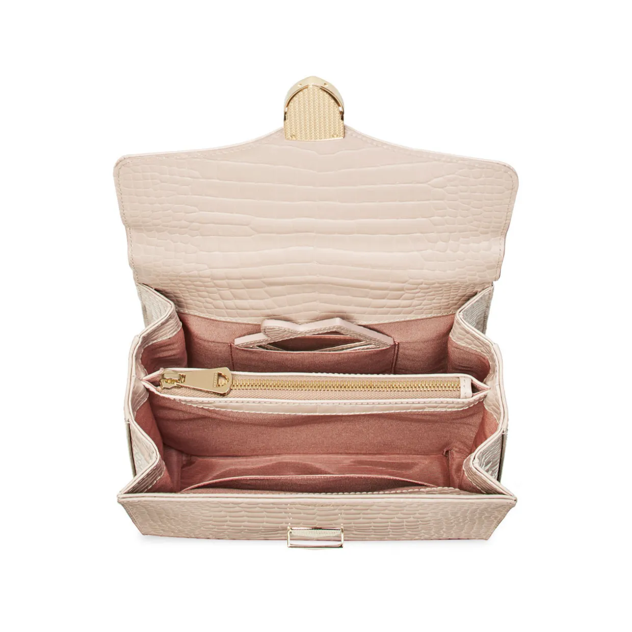 Mayfair® Patent-Croc Crossbody Bag