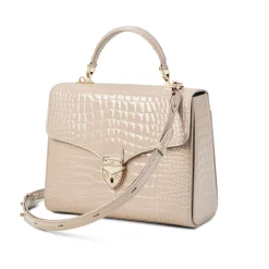 Mayfair® Patent-Croc Crossbody Bag