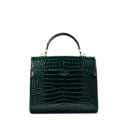 Mayfair® Patent-Croc Crossbody Bag