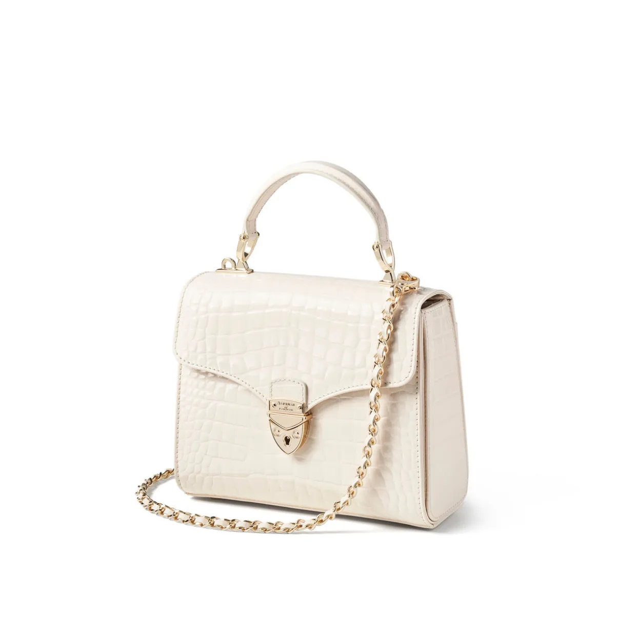 Mayfair® Patent-Croc Midi Crossbody Bag