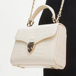 Mayfair® Patent-Croc Midi Crossbody Bag