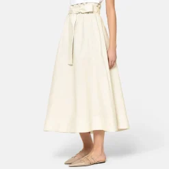 Meg Linen Flared Skirt