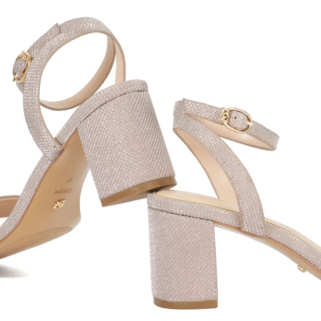 Melini T-Bar Wide Fit High Heeled Sandals