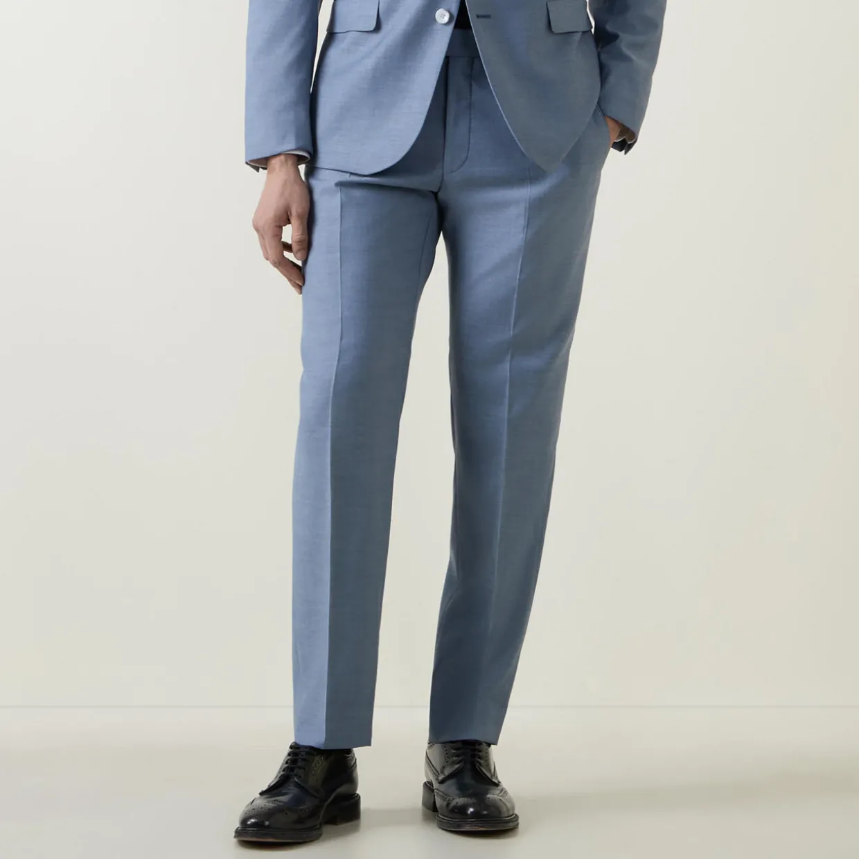 Melwin Pin Dot Suit Trousers