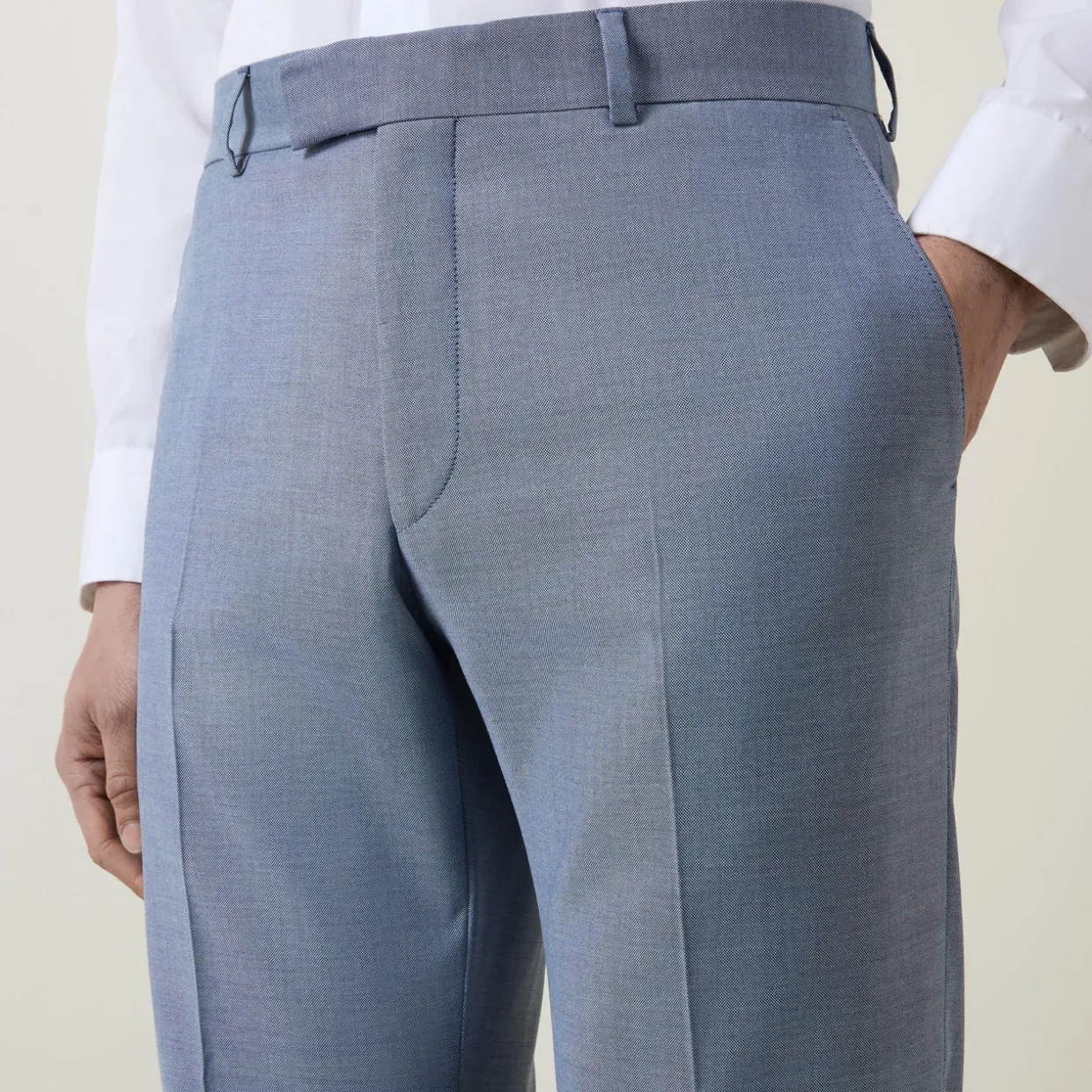 Melwin Pin Dot Suit Trousers