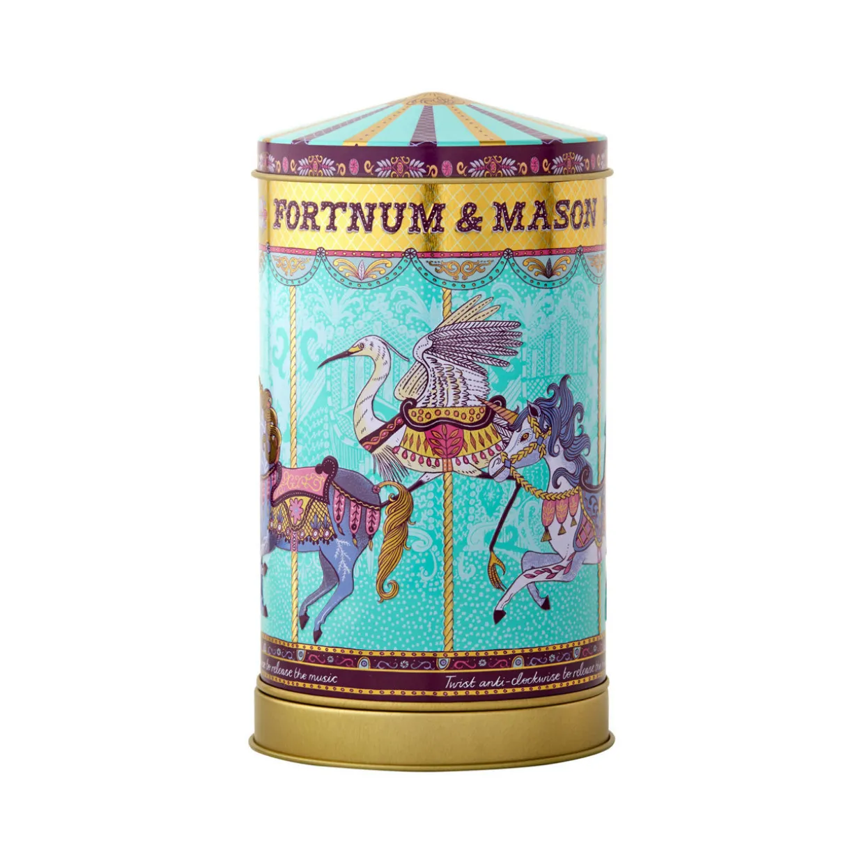 Merry Go Round Musical Biscuit Tin 220g