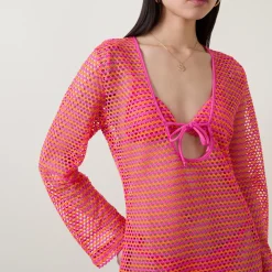 Mesh Effect Kaftan