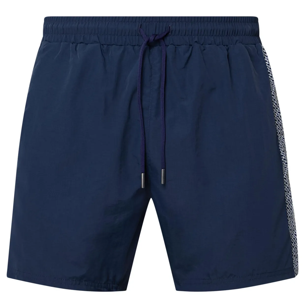 Metallic Logo Drawstring Shorts