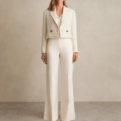 Mia Double-Breasted Cropped Blazer
