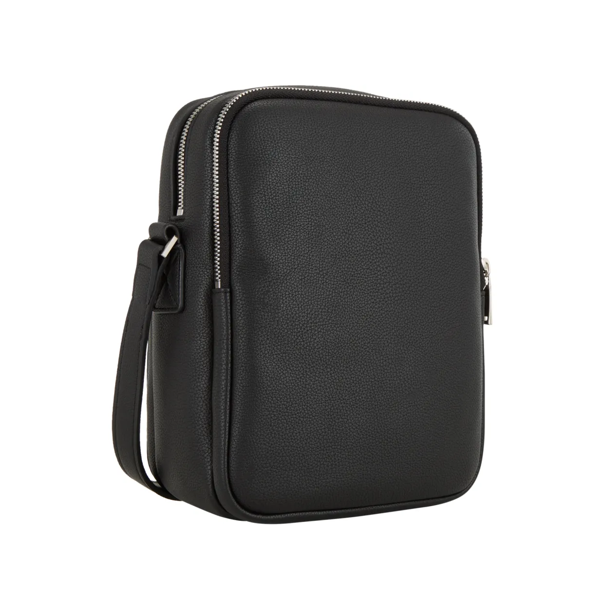 Micro Pebble Logo Messenger Bag