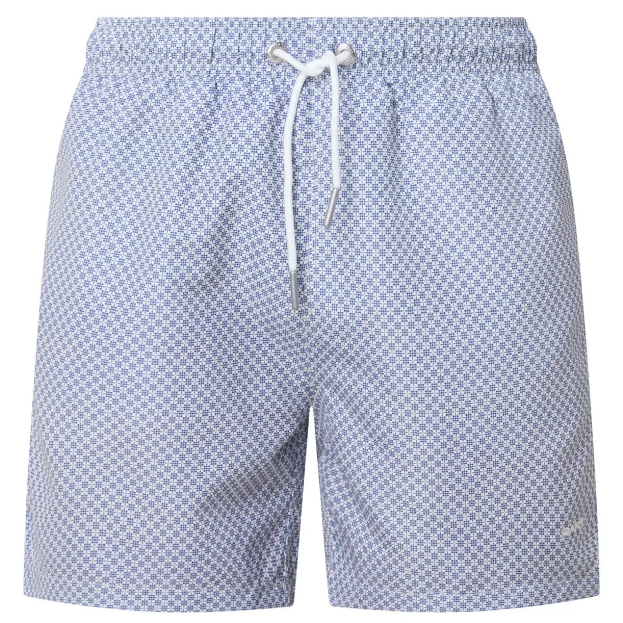 Micro Printed Drawstring Swim Shorts